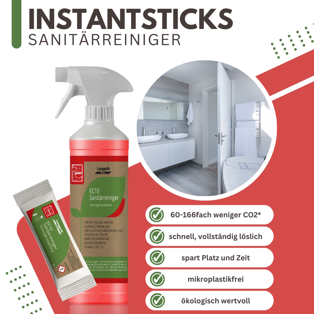 Sanitärreiniger Instant Sticks 3g (ergibt 500ml) 10St.