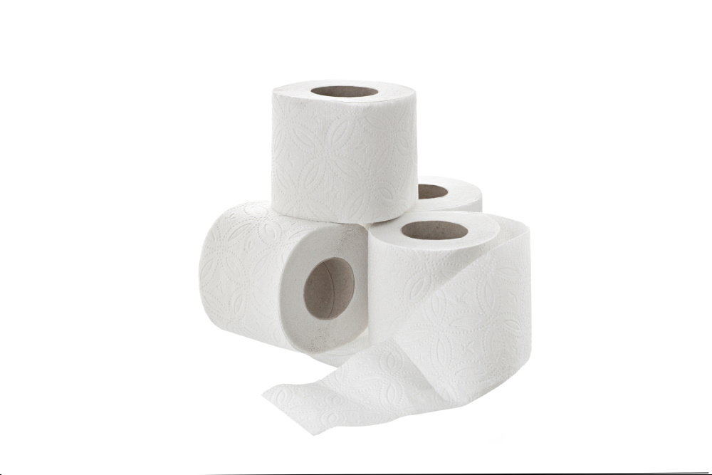 Toilettenpapier Kleinrolle hochweiß 3lg Tissue 250Bl 72Ro