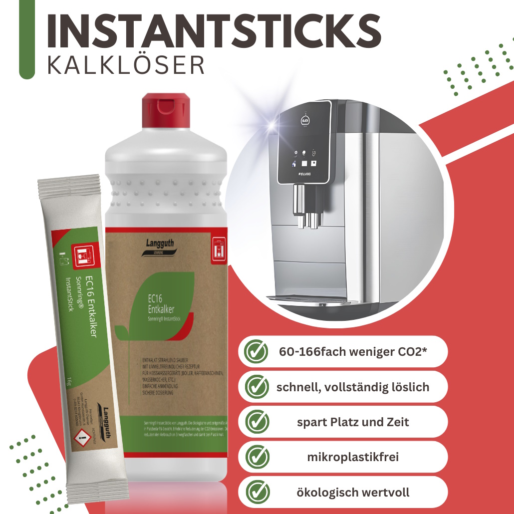 Entkalker / Kalklöser Instant Sticks 16g (ergeben 1000ml) 5St Kopie