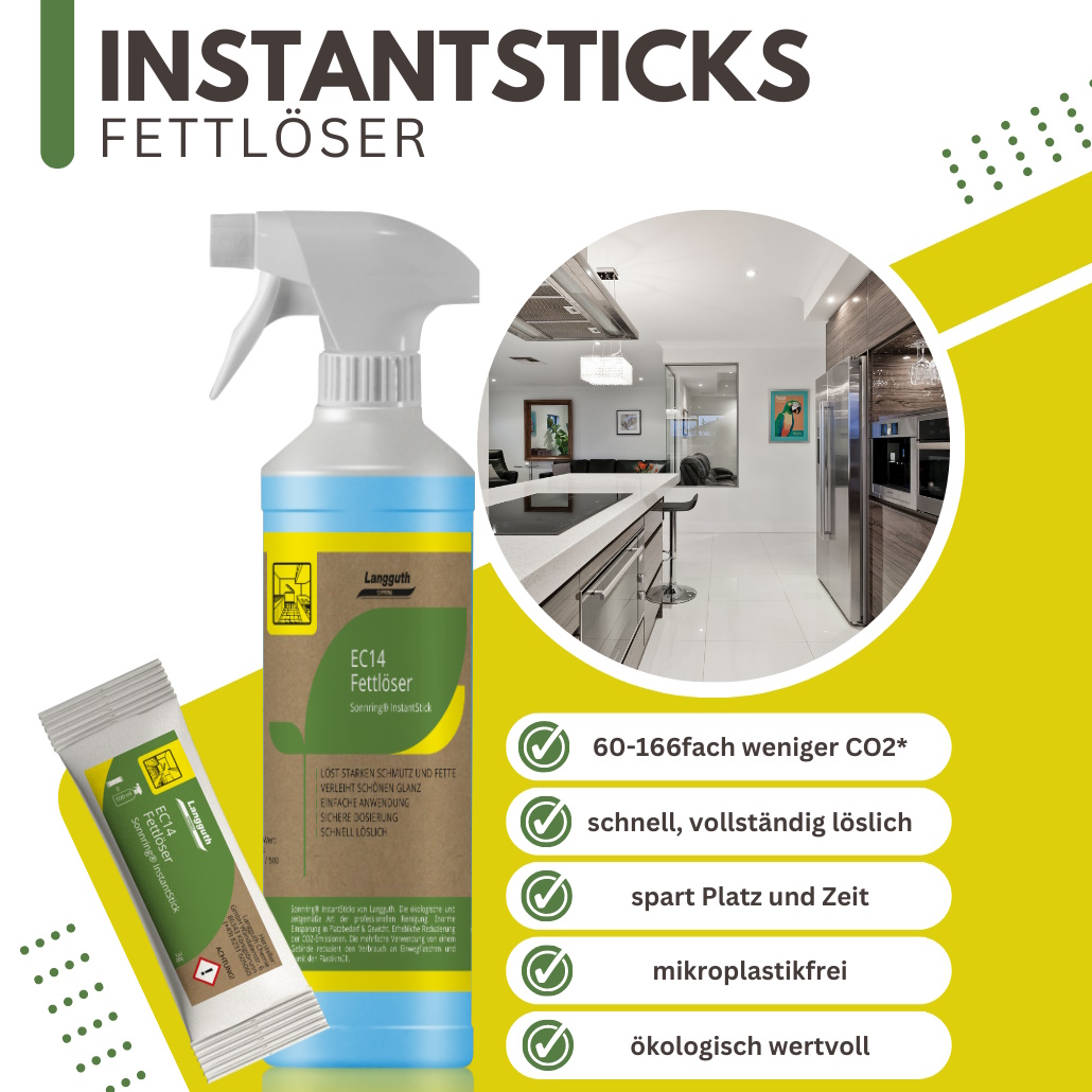 Fettlöser & Grillreiniger Instant Sticks 3g (ergibt 500ml) 10St.